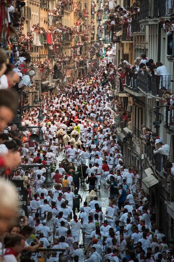 San Fermín es una festividad cada vez más masiva (AFP)