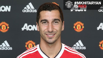 El jugador armenio Henrikh Mkhitaryan