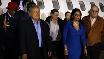 El presidente de El Salvador,