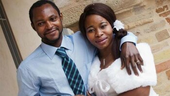 Emmanuel Chidi Namdi y su esposa Chinyeri