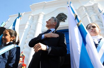 Mauricio Macri encabezó el acto