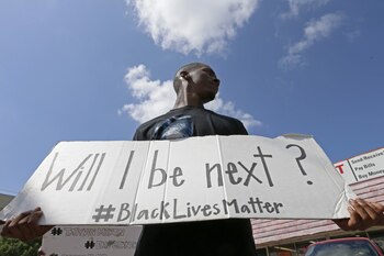 Protestas de Black Lives Matter, en Texas: “¿Seré yo el siguiente?” (AP)