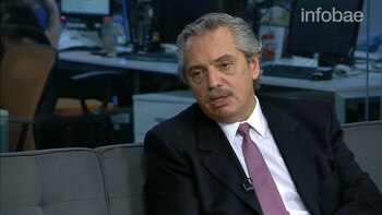 Alberto Fernández ofició de moderador