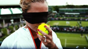 La tenista reconoce la pelotas