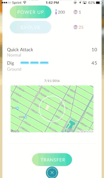 La característica de geolocalización de