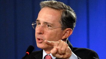 El ex presidente Álvaro Uribe,