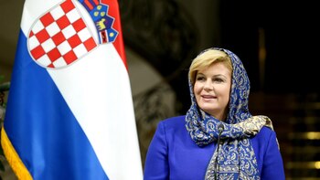 La presidente de Croacia, Kolinda
