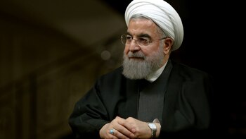 El presidente iraní Hasan Rohani
