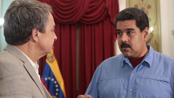 El español Rodríguez Zapatero visitó