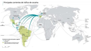 El mapa elaborado por la