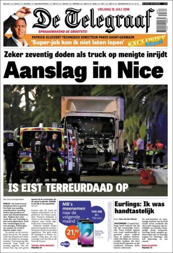 Ataque en Nice (De Telegraaf)