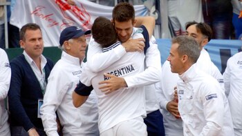 La vuelta de Del Potro a la Davis, clave para ganarle a Italia (Télam)