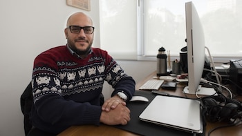 Fierita, en su oficina de