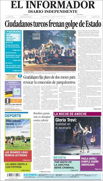 “Ciudadanos turcos frenan golpe de