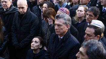 Mauricio Macri durante el acto