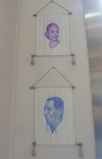 Objetos de la iconografía peronista