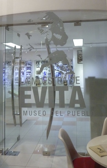 La muestra de Evita, Museo