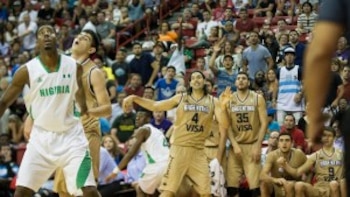 Argentina perdió ante Nigeria en el primer amistoso preparatorio para los Juegos de Río (@cabboficial)