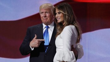 Donald y Melania Trump (AP)