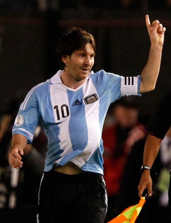 El festejo de Messi que