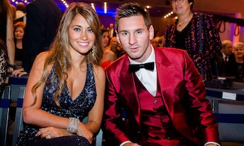 Lionel Messi y Antonella Rocuzzo