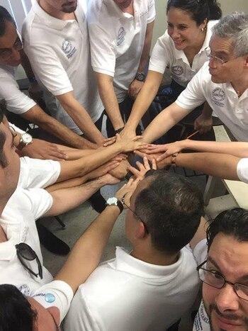 El equipo médico de México