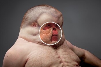 El rostro de Graham, con