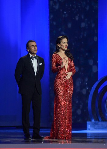 Adal Ramones y Natalia Oreiro,