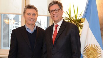 Mauricio Macri con José Vivanco