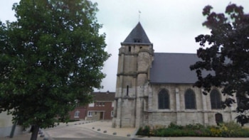 La iglesia en Saint-Etienne-du-Rouvray donde