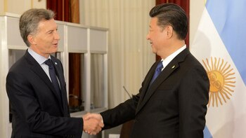 Mauricio Macri y su par