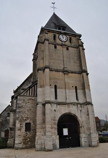 La Iglesia de Saint-Étienne-du-Rouvray atacada