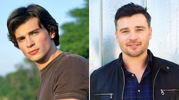 El actor Tom Welling ayer