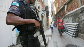 En el operativo la policía