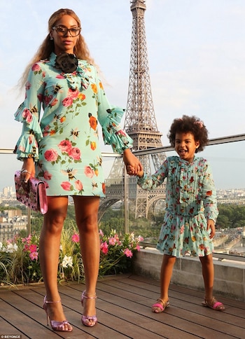 Madre Beyoncé e hija Blue