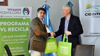 Jorge Macri junto a Gustavo