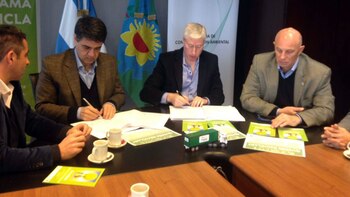 La firma del convenio