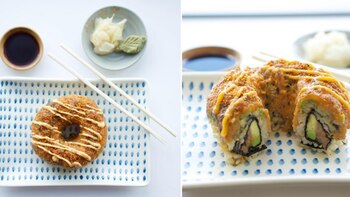 Sushi-donut, la nueva fusión que