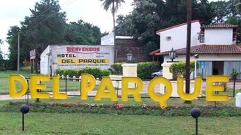 El hotel Del Parque, donde fueron detenidos los Radaelli.