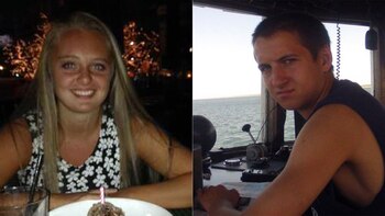 Michelle Carter y Conrad Roy