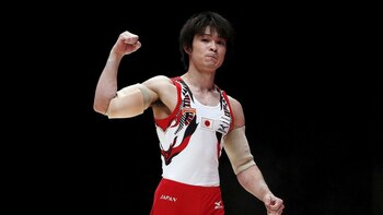 El gimnasta Kohei Uchimura gastó