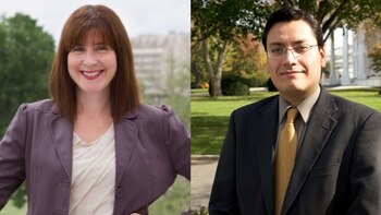 Amy Dacey y Luis Miranda