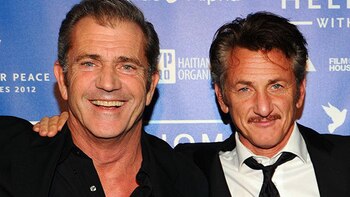 Mel Gibson y Sean Penn