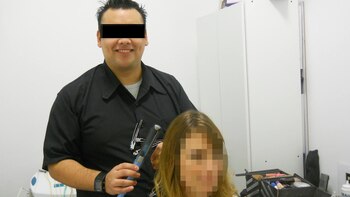 Santa Cruz, peinando a una