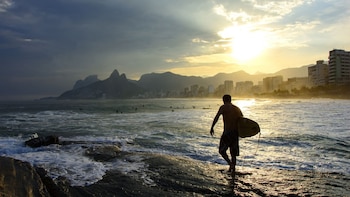 Muchos turistas van allí para