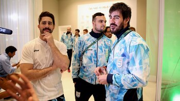 Sebastián Simonet con el resto