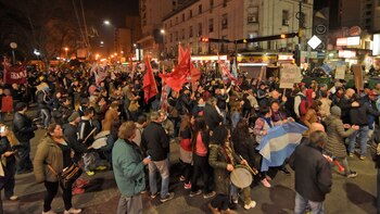 La protesta en Quilmes