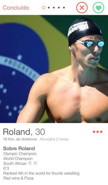 Roland Schoeman es un nadador