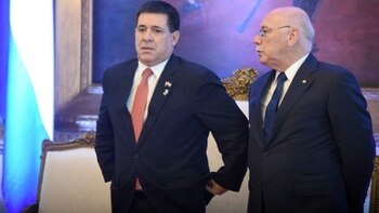 Horacio Cartes y Eladio Loizaga