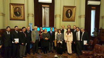 Las autoridades del IIDH y